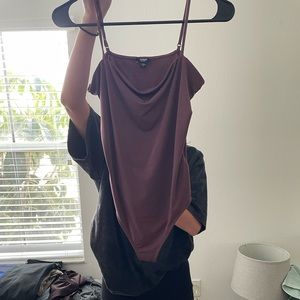 Purple express body suit